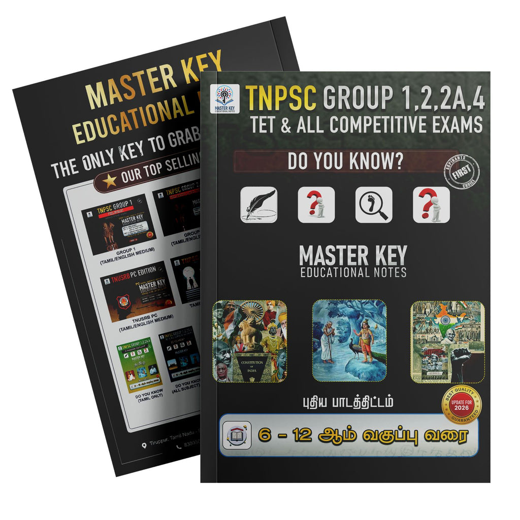 Do You Know? Special Edition (Tamil + GS English)